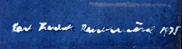 CARL FREDRIK REUTERSWÄRD, blandteknik på pappannå, sign o dat 1975.