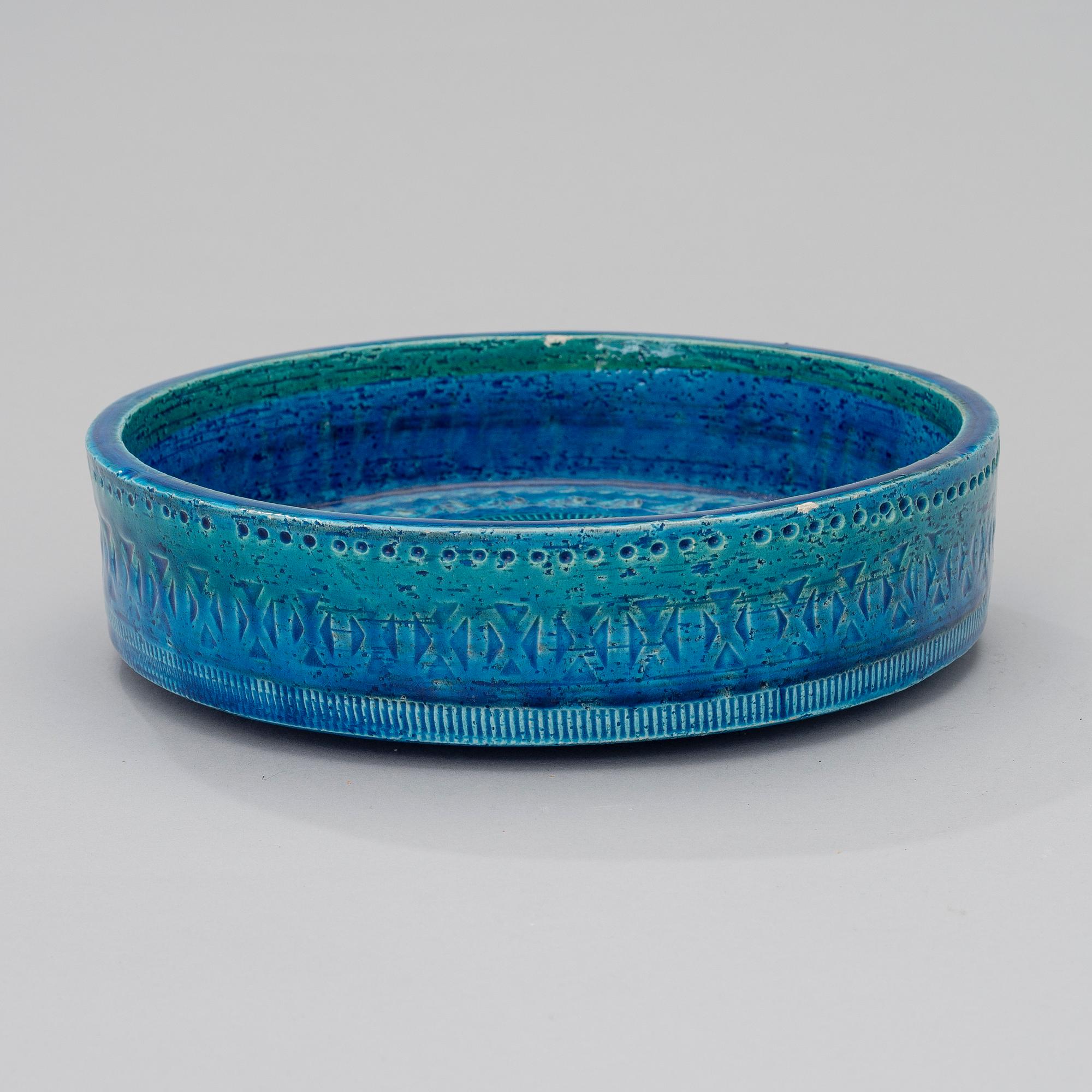 A CERAMIC BOWL, ALDO LONDI FOR Bitossi, the mid-20th century.