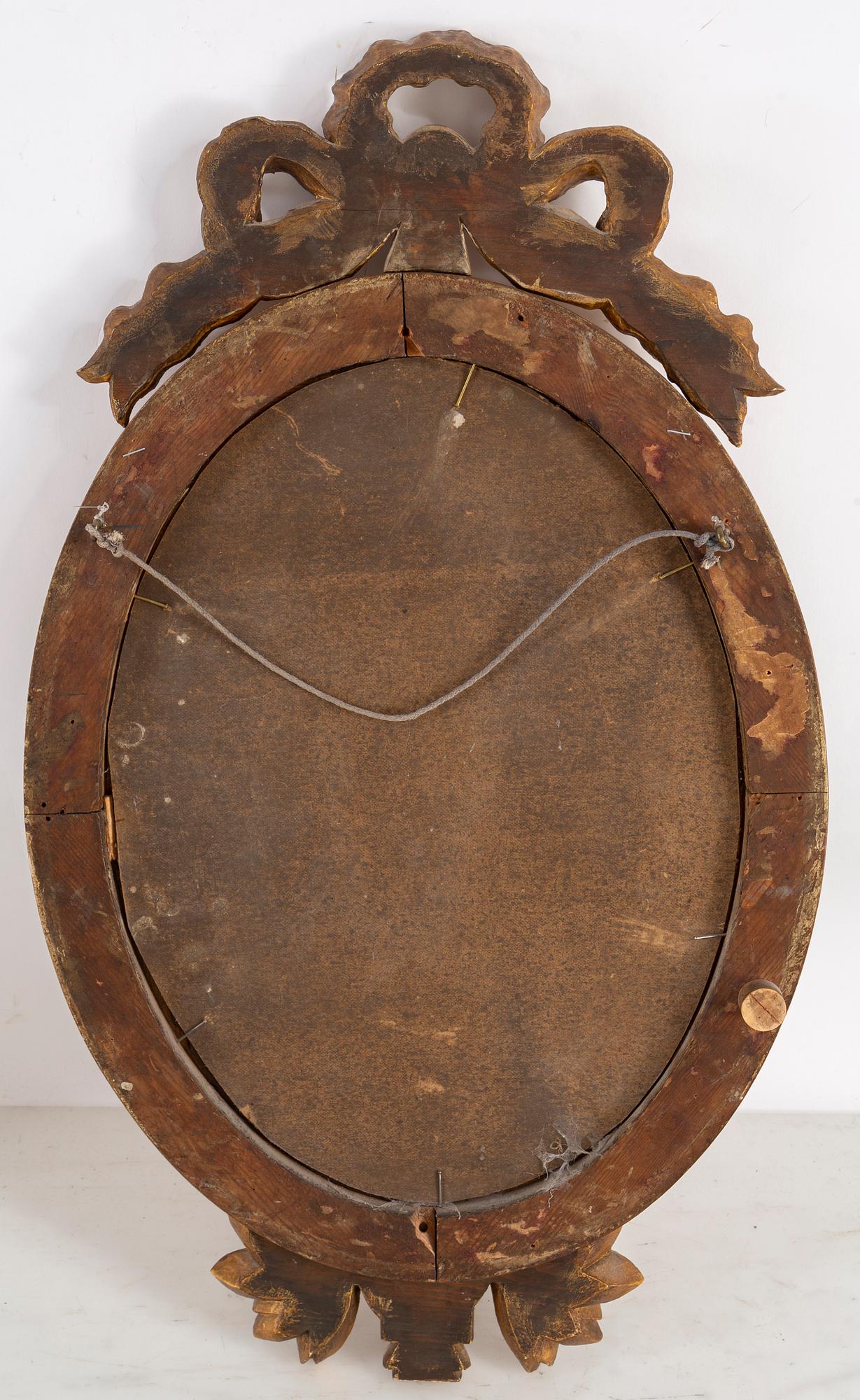 SPEGELLAMPETT, gustaviansk stil, 1800-tal.