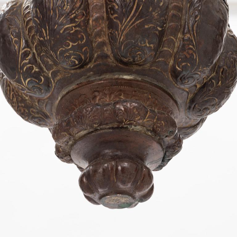 Two tabernacle lamps, Southern Europe, 19th century.