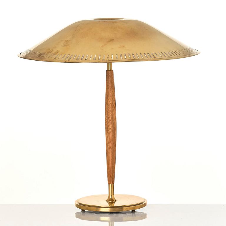 Harald Notini, bordslampa, modell "15277", Arvid Böhlmarks Lampfabrik, Stockholm, 1940-tal.
