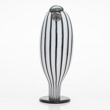 Oiva Toikka, glass bird, signed O. Toikka Nuutajärvi 2014 517/2000.