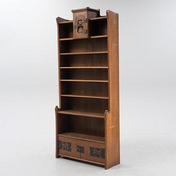 Carl Westman, attributed to. An oak bookcase, Sweden, circa 1900.