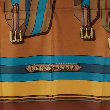 SCARF, siden, "Les Sangles", design Joachim Metz, Hermès, Paris.