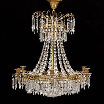 A late 20th century chandelier.