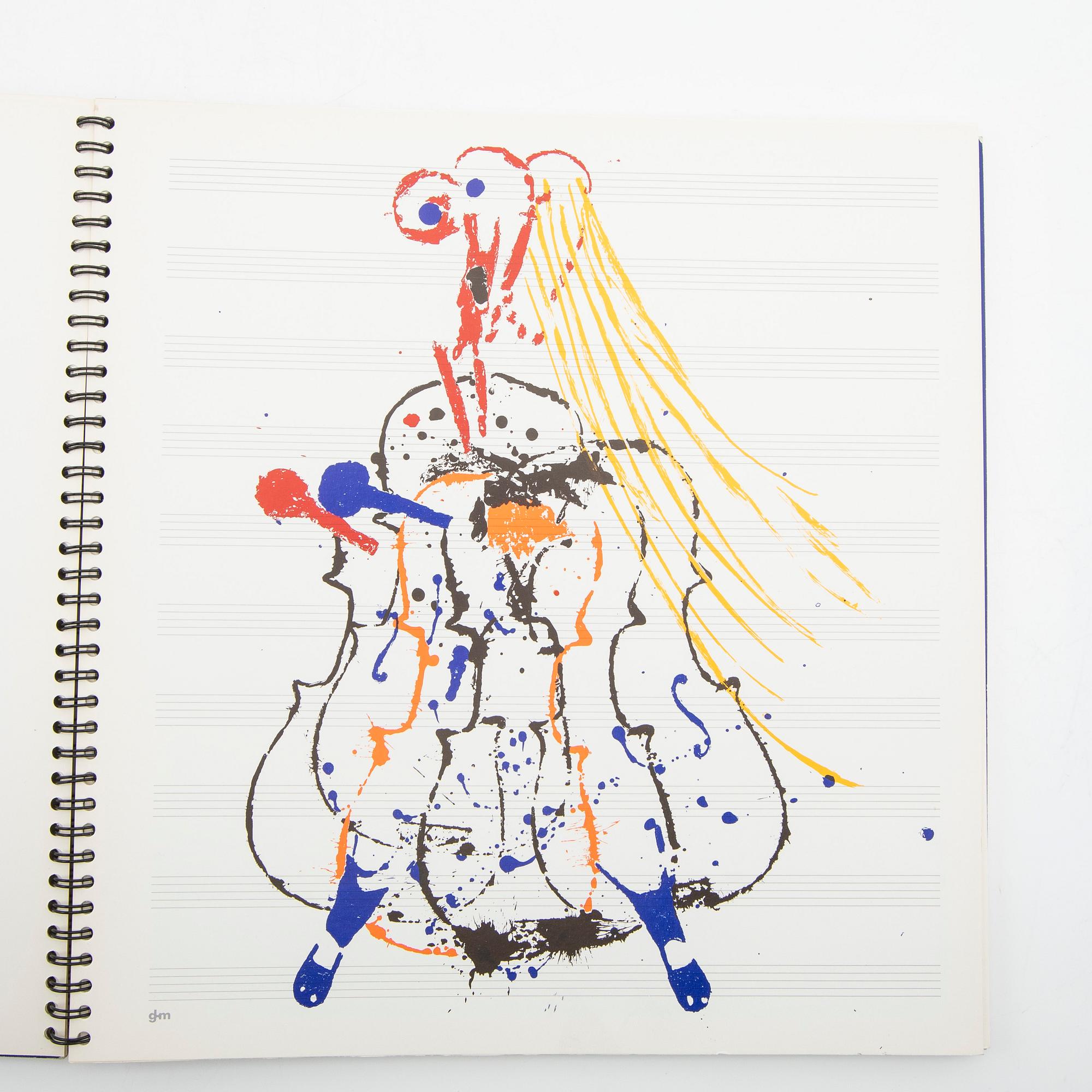 Art books 6 pcs; 3 x Arman, 2 x Wunderlich, 1 x Cesar (signed).