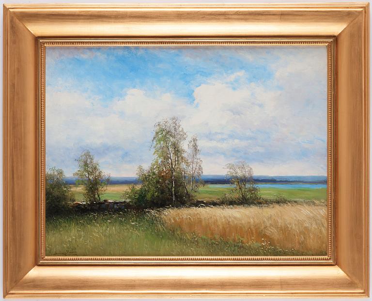 Severin Nilson, Landskap med björkar.