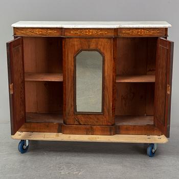 A Walnut 1800's sideboard, England.
