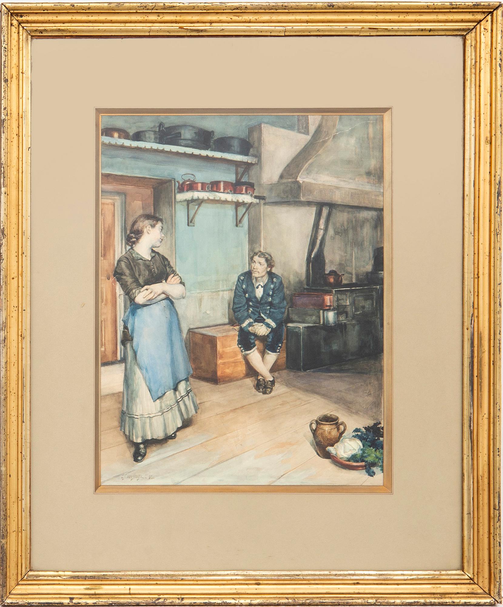 Carl Fredrik von Saltza, "Besök i köket".