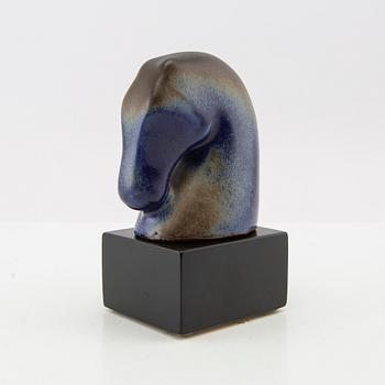 Ulla & Gustav Kraitz, skulptur, glaserat stengods, signerad.