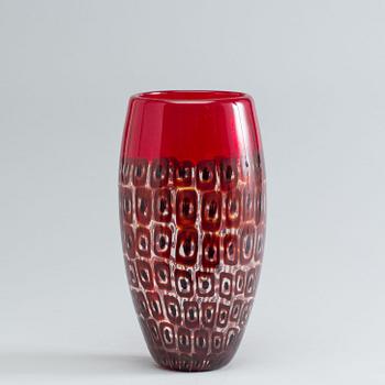 A Murrine glass vase by Vittorio Ferro for Fratelli Pagnin 1990-2000.