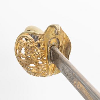 Sabel m/1859 för officer vid Infanteriet.