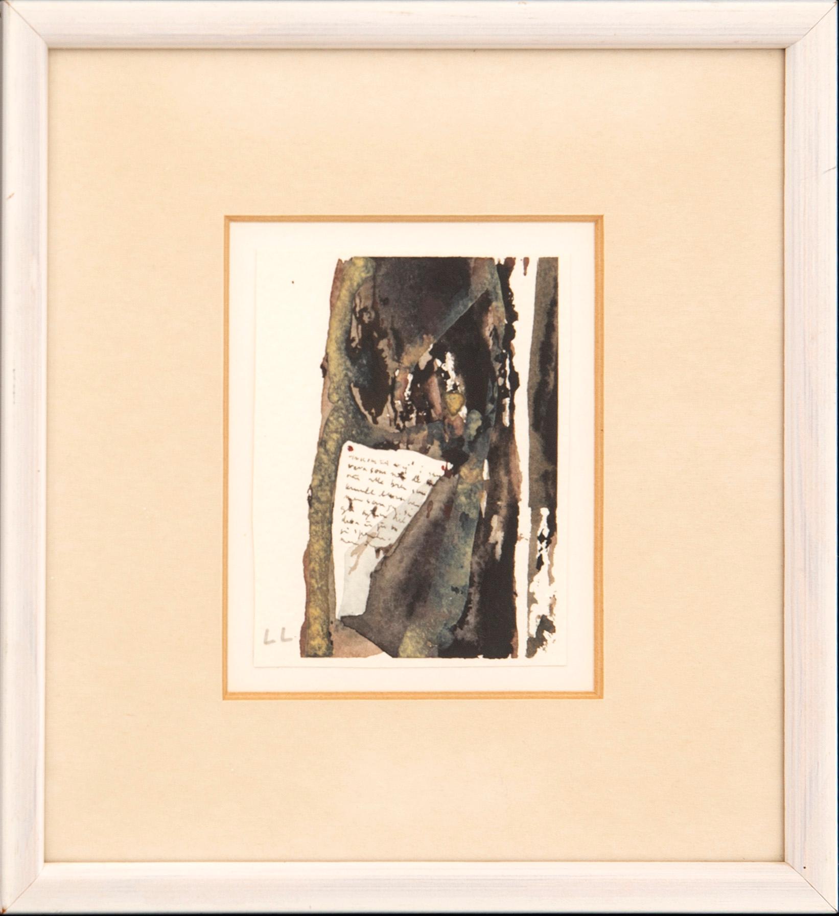 Lars Lerin, watercolour signed and dated 2003.