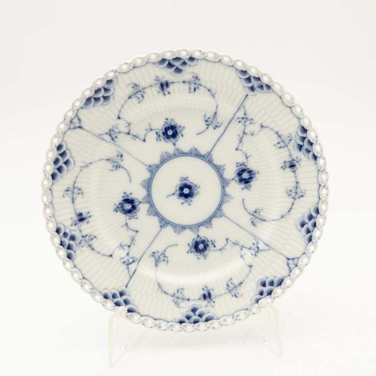 Royal Copenhagen, coffee service, 27 pieces, porcelain, "Blue Fluted", Denmark.
