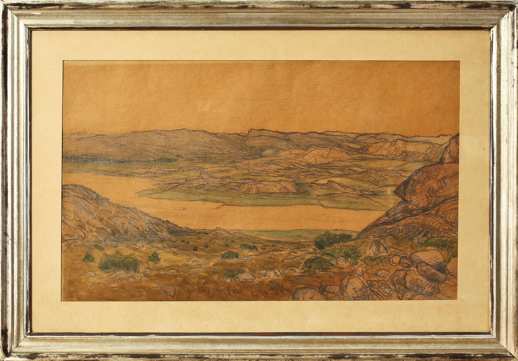 KARL NORDSTRÖM, blandteknik, ej sign.