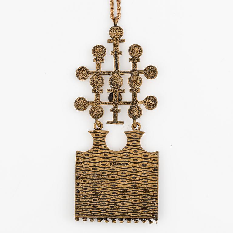 Pentti Sarpaneva, collier, brons.