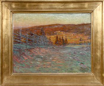 WILHELM BEHM, Olja på duk, sign.