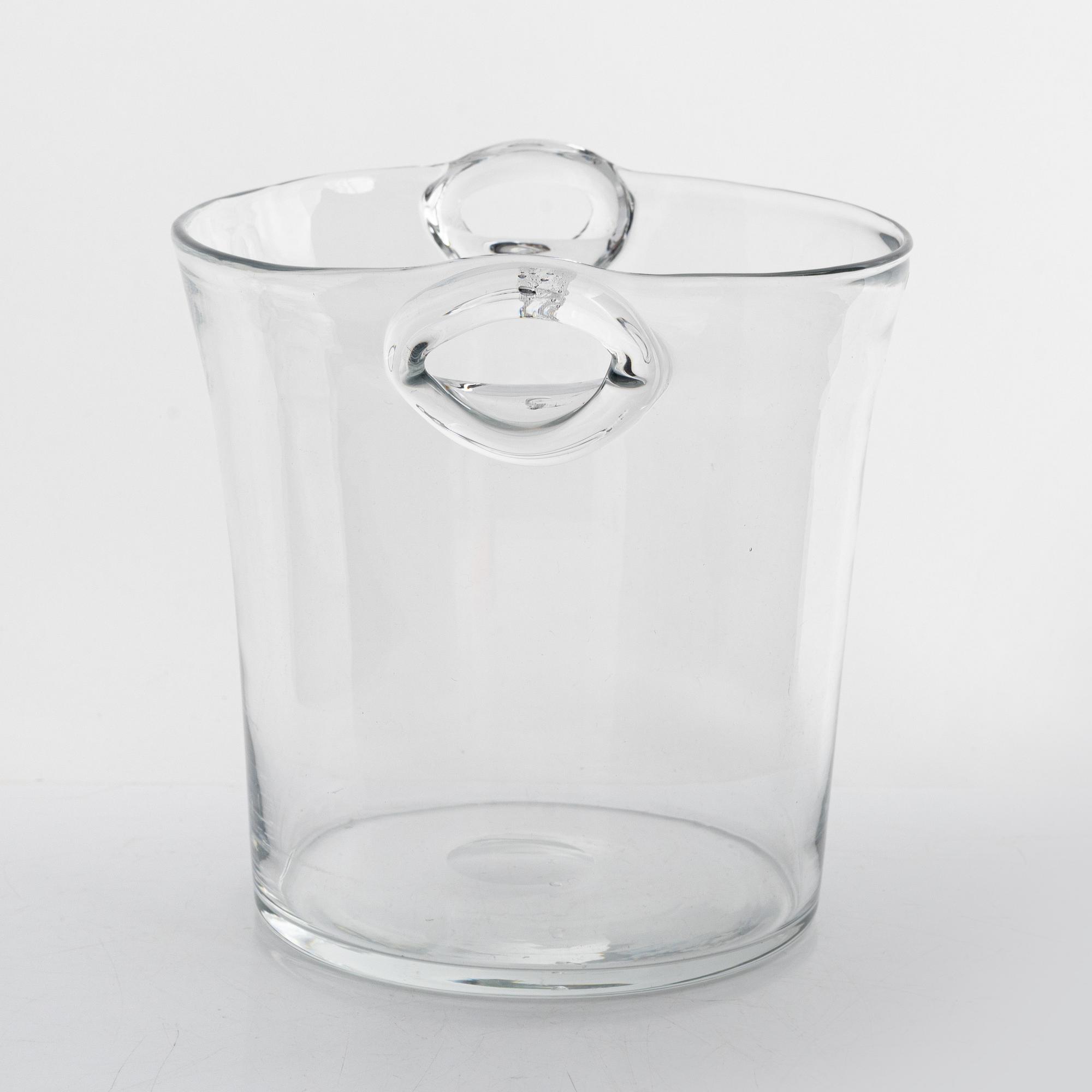 Nils Landberg, vinkylare, glas, Orrefors, 1900-tales mitt.