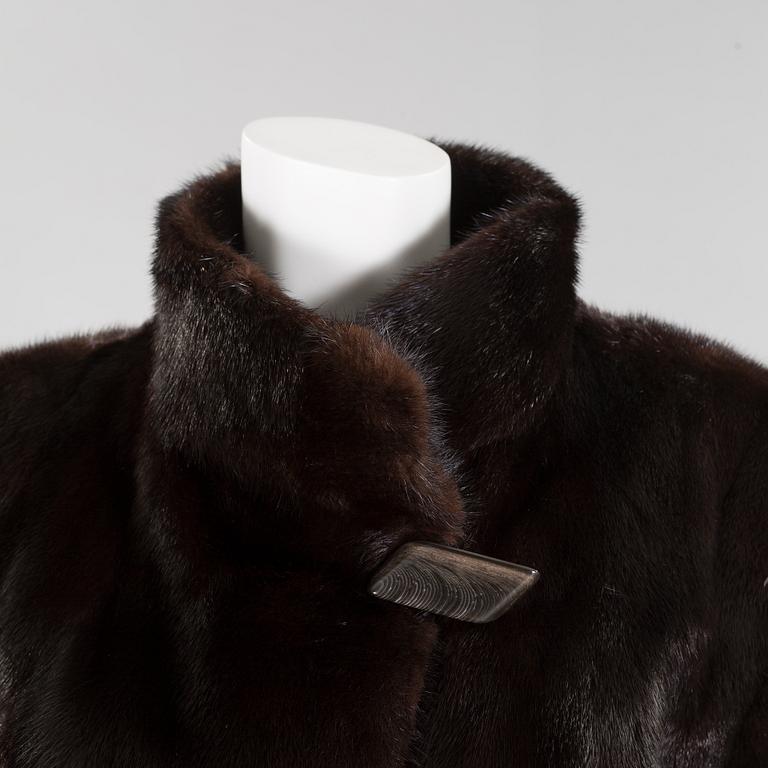 A fur jacket by Saga mink.