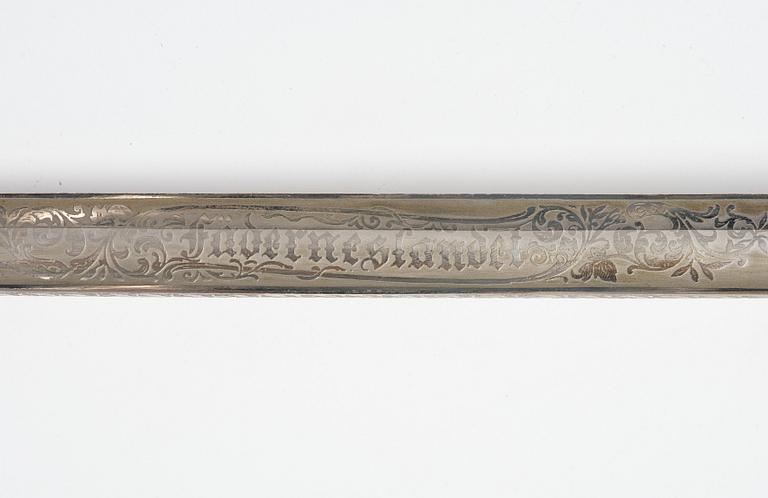 Sabel svensk, m/1915 för sjöofficer, med balja.