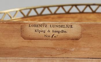 BORD, av Lorentz Lundelius (verksam i Köping och Kungsör 1776-1813). Sengustavianskt.