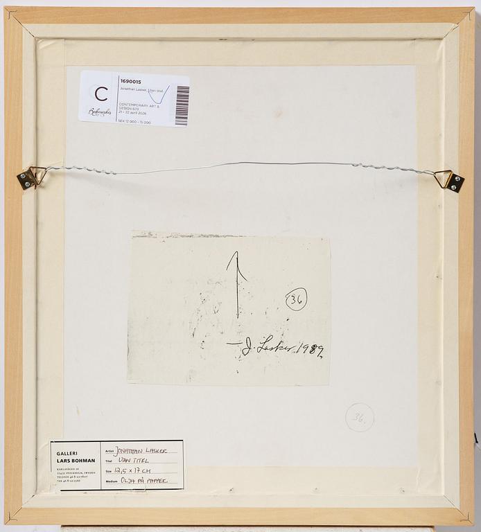 Jonathan Lasker, Utan titel.