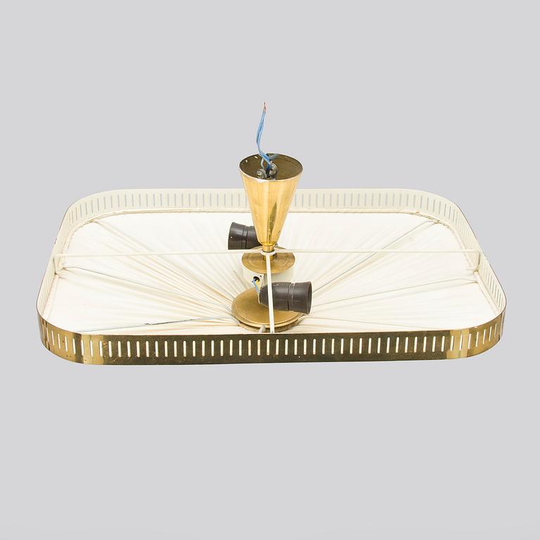 A mid-20th century ceiling light model ER 108, Itsu Finland.