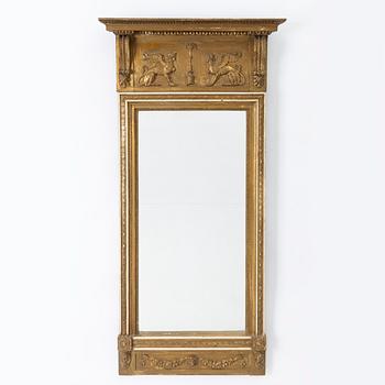 An Empire Mirror, early 19th Century.