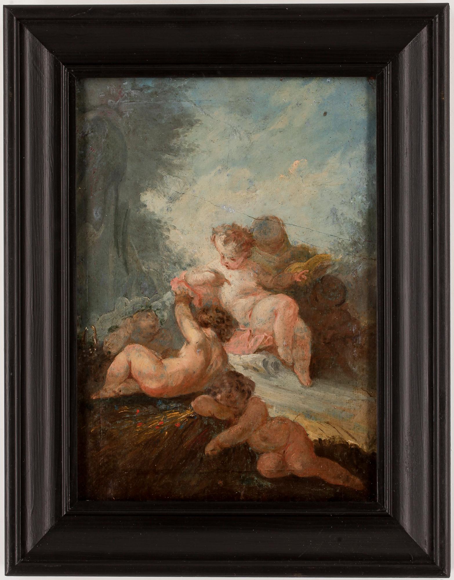 OKÄND KONSTNÄR, olja på duk, 1700-tal.