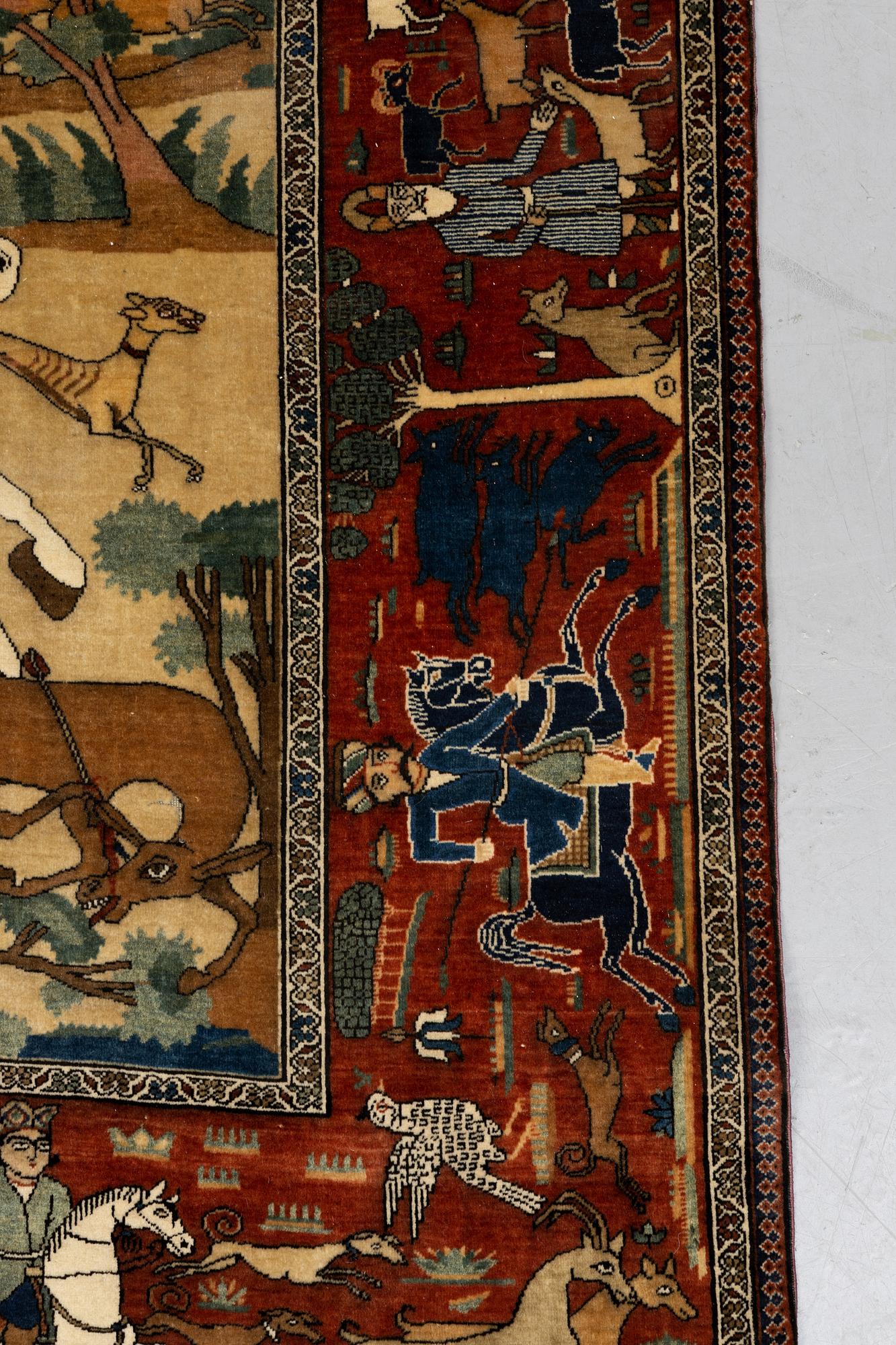 Matta, Antik Keshan, sk Motachem, ca 197 x 143 cm.