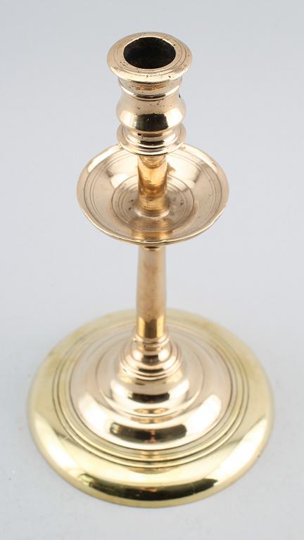 LJUSSTAKE, mässing, 1500-tal.