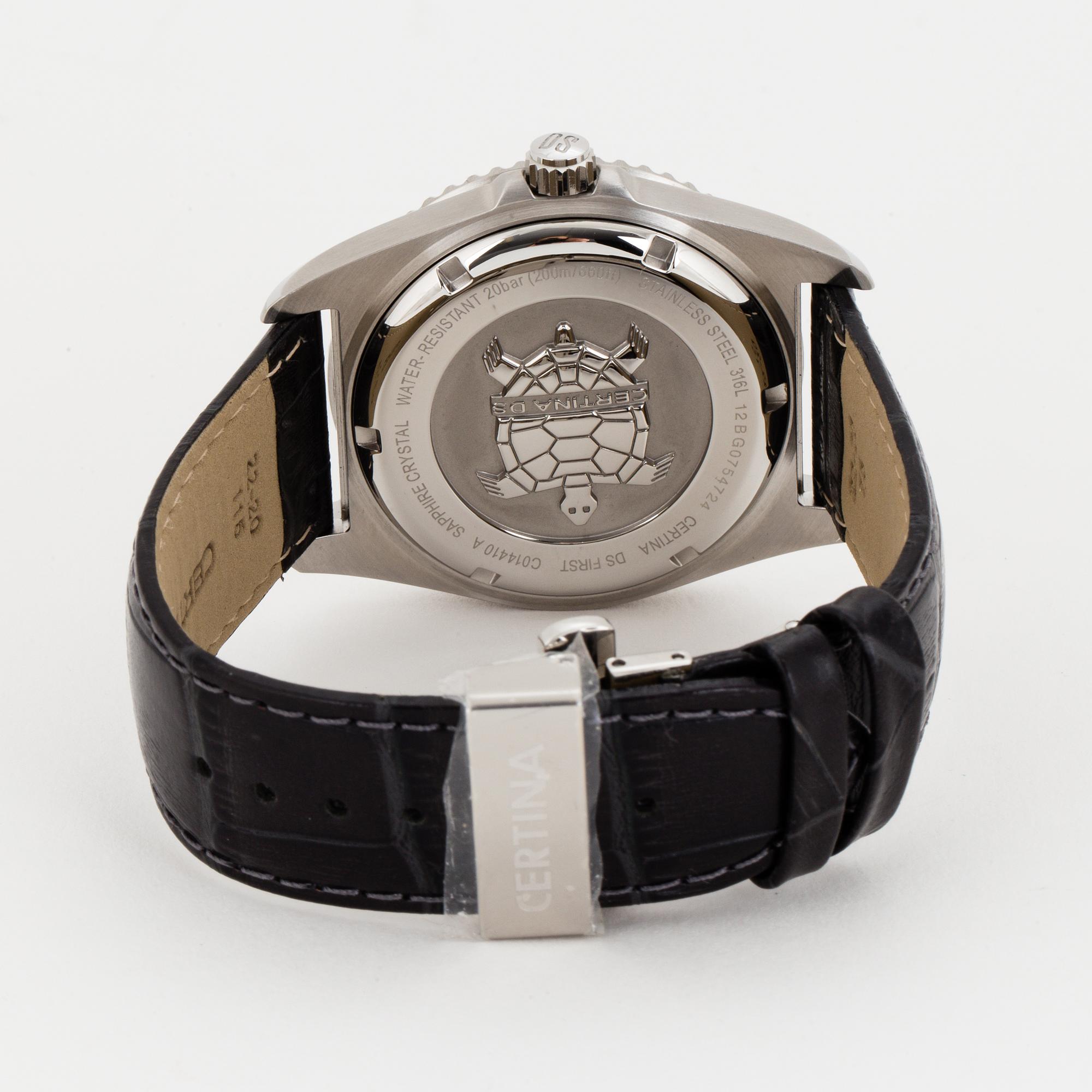 CERTINA, DS First Ceramic, armbandsur, 41 mm.
