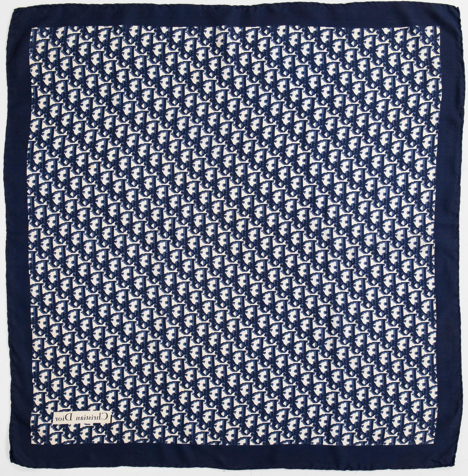 Christian Dior, A silk scarf.