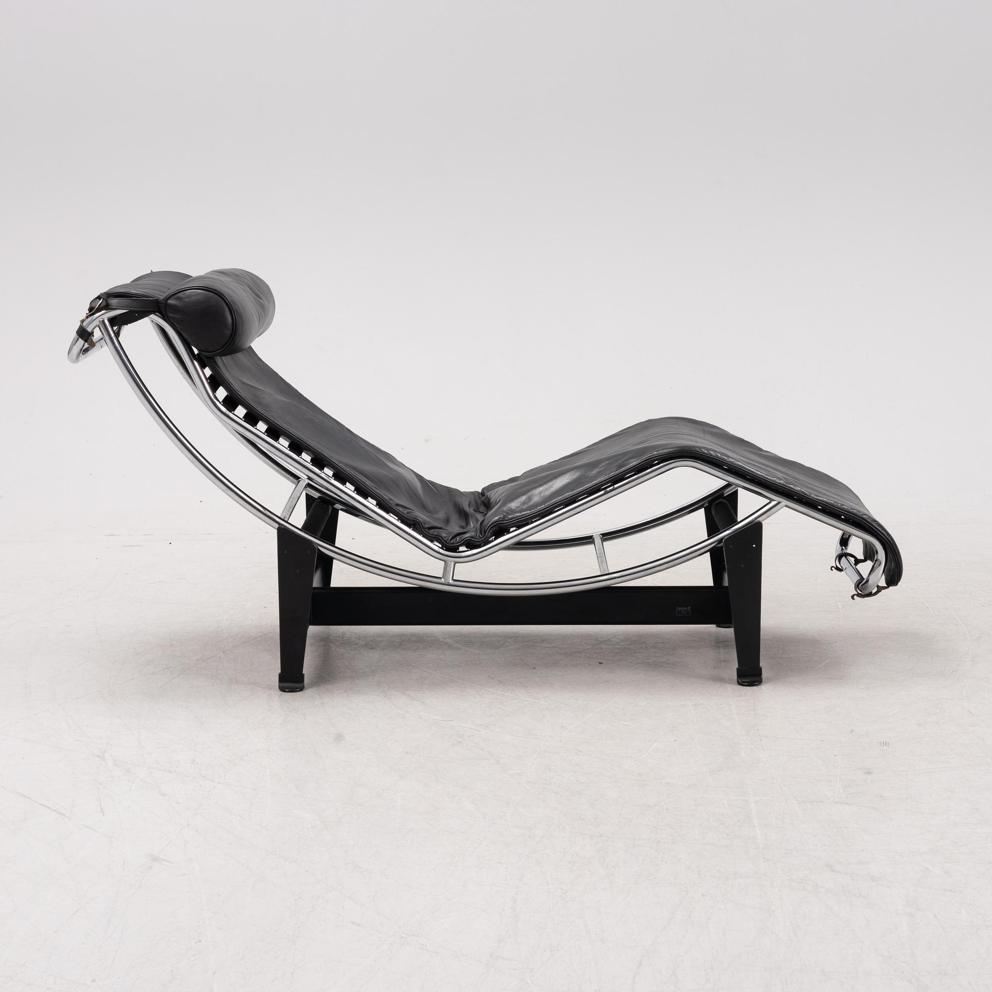 Le Corbusier, Pierre Jeanneret, Charlotte Perriand, an LC4 lounge chair from Cassina, Italy, designed 1928.