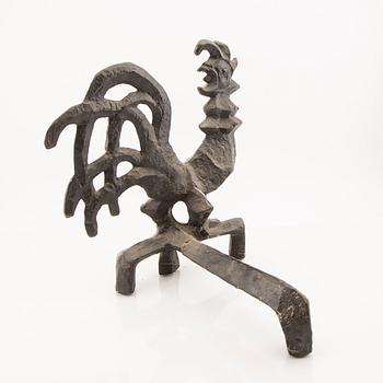 An Olle Hermansson cast iron firedog Husqvarna 1960s.