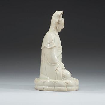 FIGURIN, blanc de chine. Sen Qing dynasti (1644-1912).