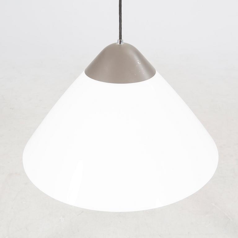 A Hans J Wegner "Opala" plastic ceiling pendant for Louis Poulsen Denmark alter part of the 20th century.