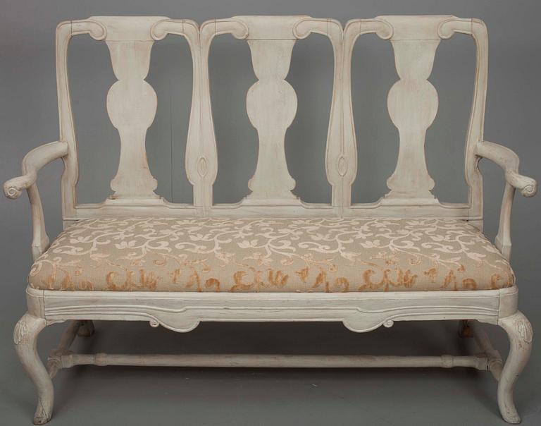 SOFFA, senbarockstil, Sverige, ca 1900.