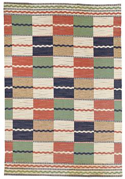 200. Märta Måås-Fjetterström, A CARPET, "Vita Rutmattan", flat weave, ca 298,5 x 201,5  cm, signed AB MMF.