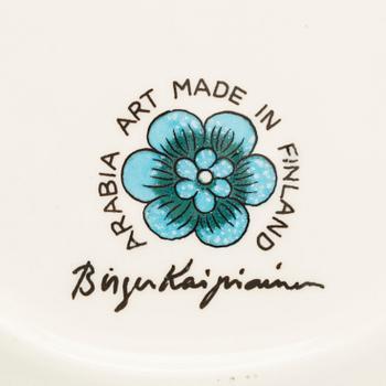 Birger Kaipiainen, koristelautanen, merkitty Birger Kaipiainen Arabia Art Made in Finland.