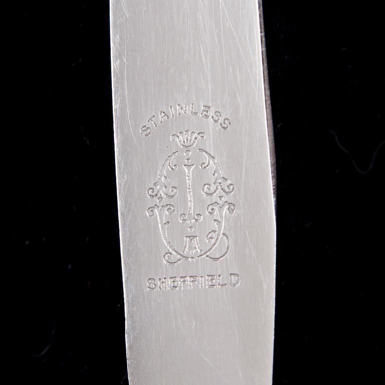 BESTICK, 23 st, silver, "Musslan", finska och danska stämplar, 1900-talets början samt 2004.