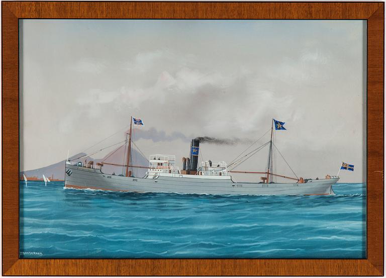 OKÄND KONSTNÄR 1800/1900-TAL, Ett par, Gouacher, den ena signerad AJ?.