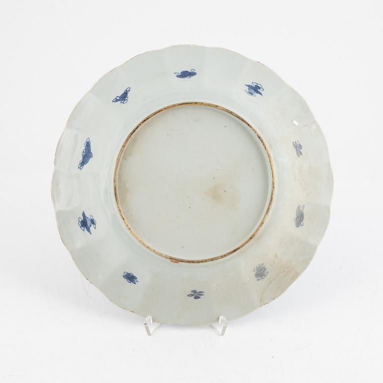 A blue and white bowl, China, Qing dynasti, Kangxi (1662-1722).