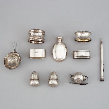 10 pc silver, including CG Hallberg 1961.