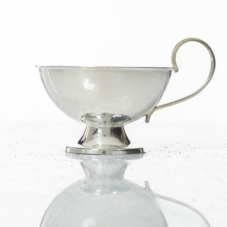 Punschmuggar, 12 st, silver, Ceson Guldvaru Ab, Göteborg 1970-80-tal.