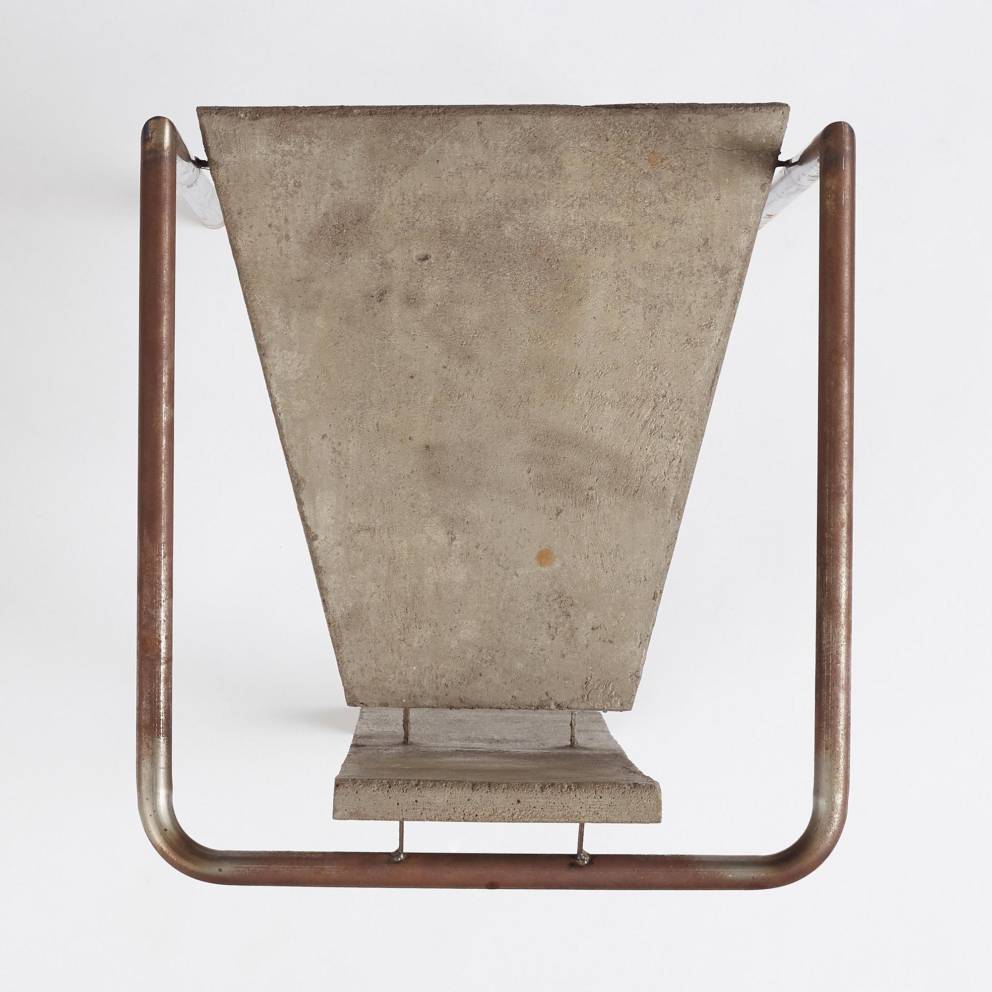 Jonas Bohlin, "Concrete", karmstol, ed. 35/100, Källemo, Värnamo 1981.