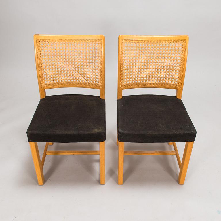 Carl Gustaf Hiort af Ornäs, , A 1950s 'Näyttely Senior' dining table and 6 chairs for HMN Huonekalu Mikko Nupponen.