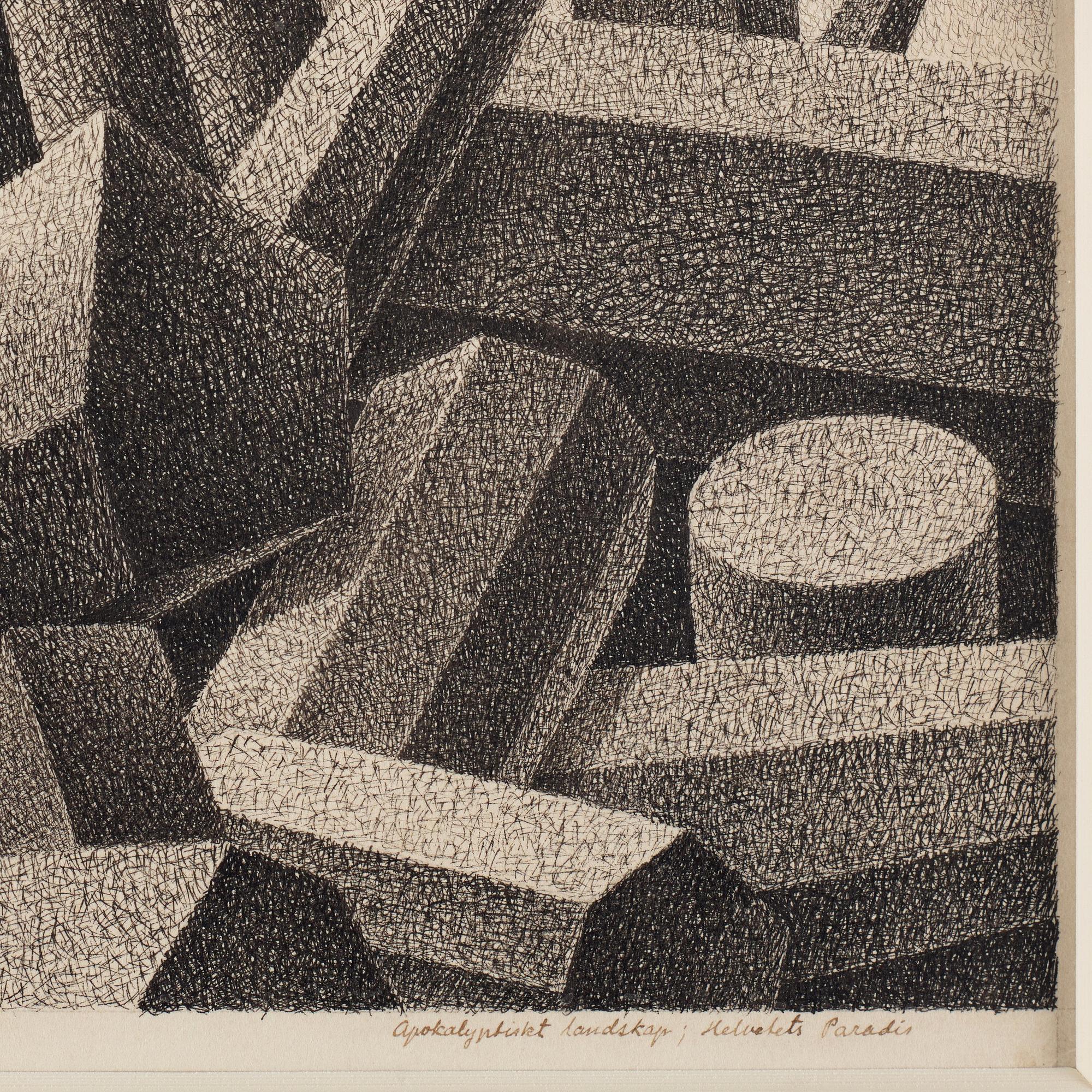 Otto G Carlsund, "Apocaplyptic landscape".