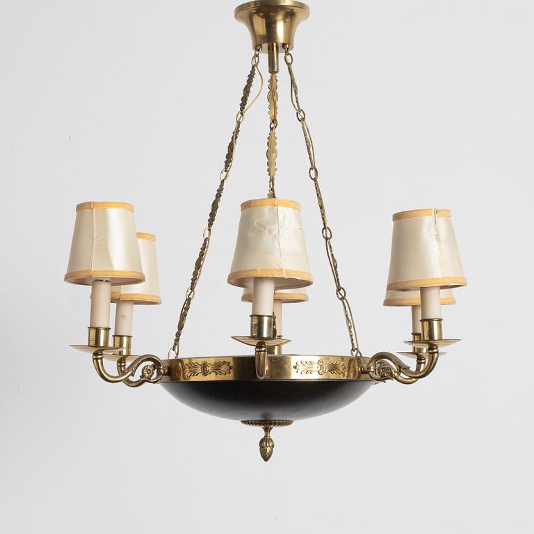 Taklampa, 1900-talets första hälft. Empirestil.