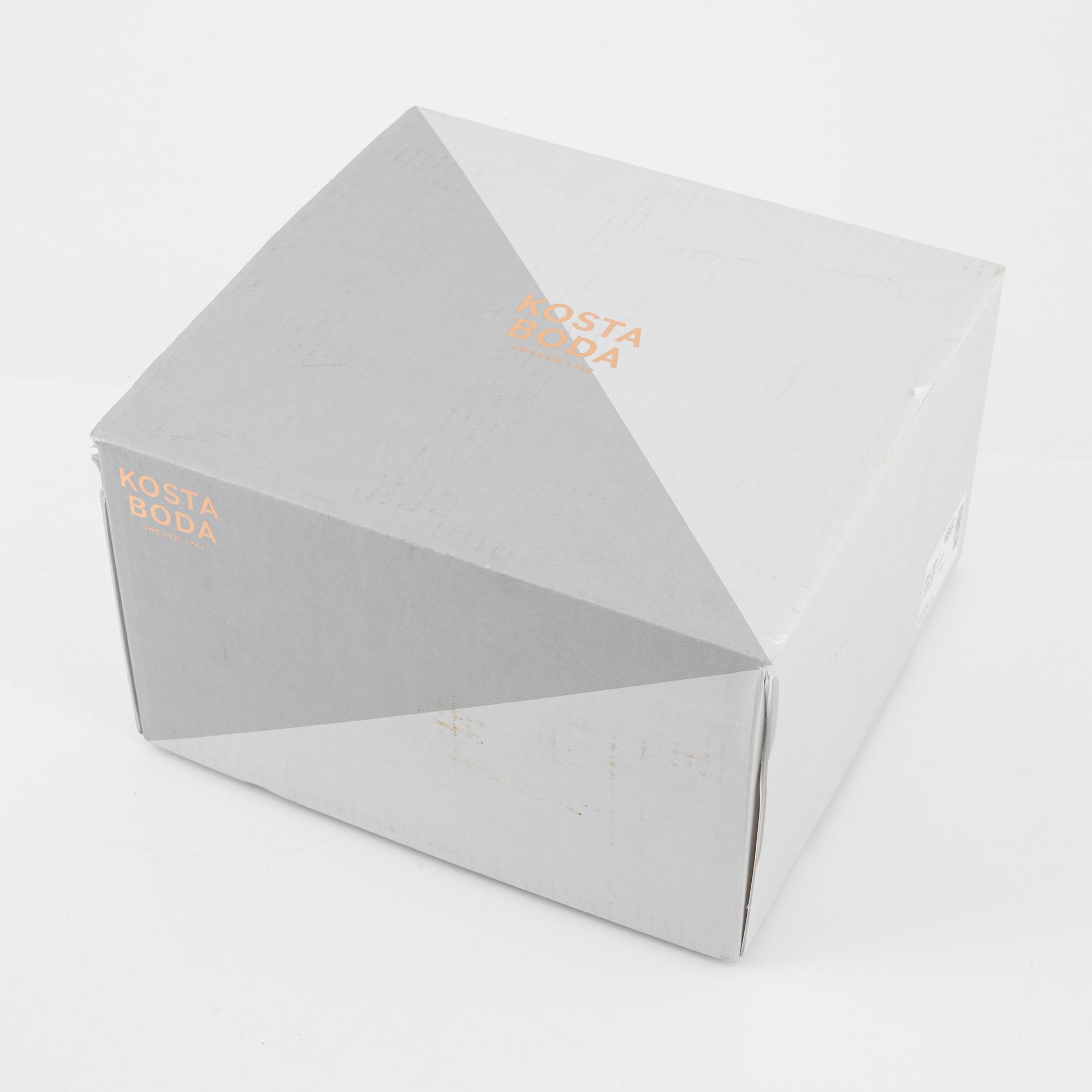 Frida Fjellman, skulptur, glas, Kosta Boda, lim. ed 100.